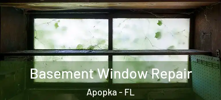 Basement Window Repair Apopka - FL