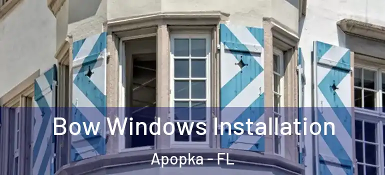 Bow Windows Installation Apopka - FL