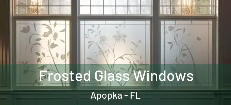 Frosted Glass Windows Apopka - FL