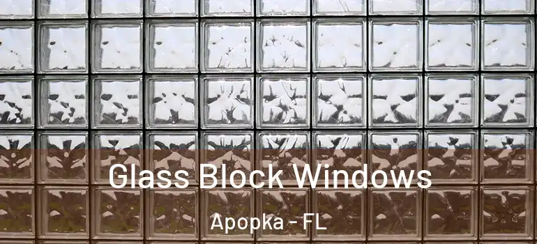 Glass Block Windows Apopka - FL