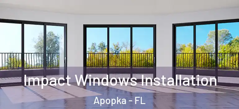 Impact Windows Installation Apopka - FL