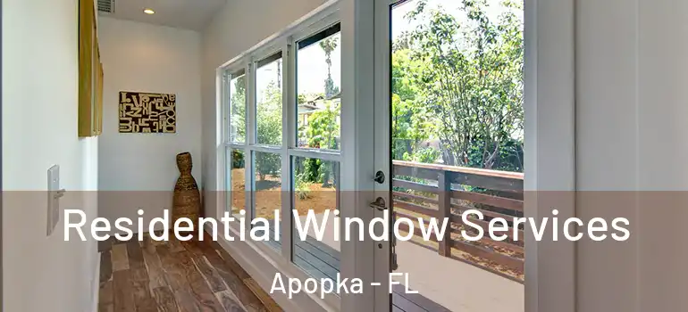 Residential Window Services Apopka - FL
