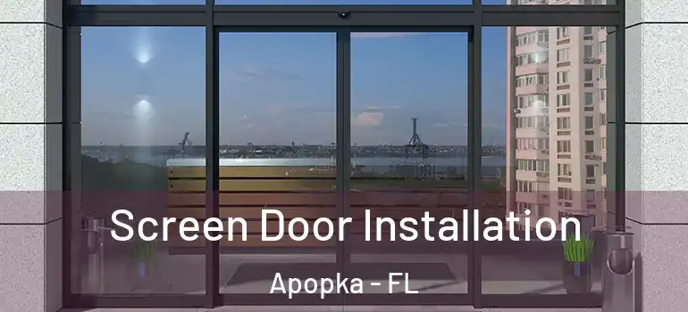 Screen Door Installation Apopka - FL