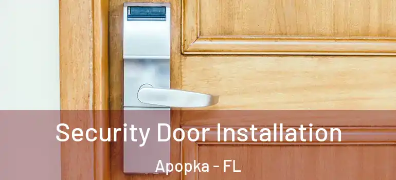 Security Door Installation Apopka - FL