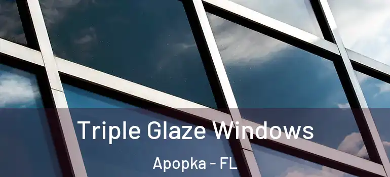 Triple Glaze Windows Apopka - FL