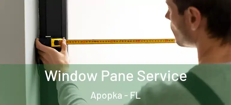 Window Pane Service Apopka - FL